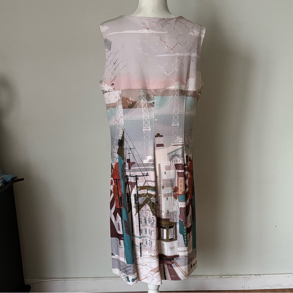 Dolcezza Sleeveless Artsy Dress XL - Picture 2 of 7
